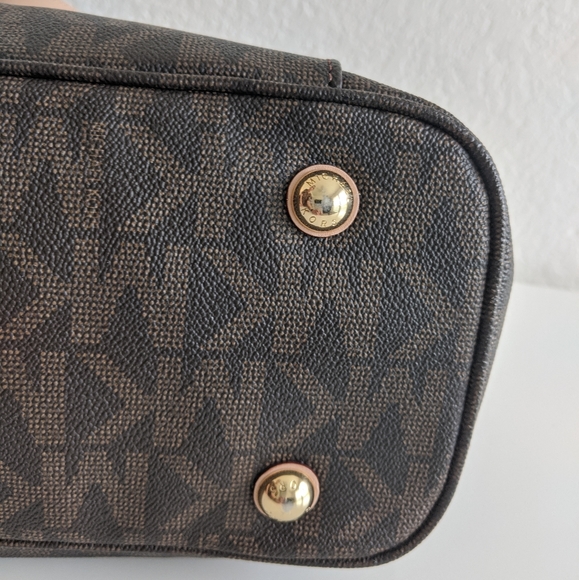 Michael Kors Brown Logo Tote - Picture 4 of 8